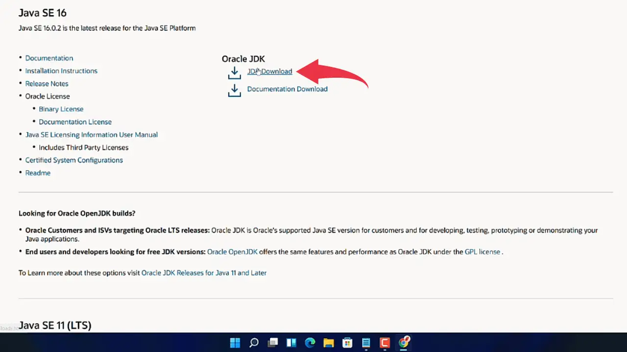 install jdk 11 on windows