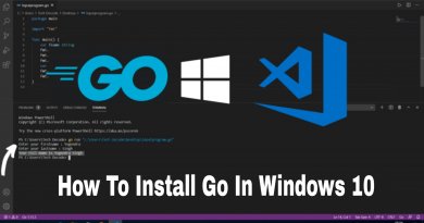 Install go in windows 10