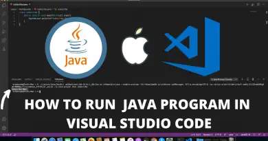 How to run java program in visual studio code