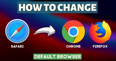 change default web browser in Mac OS