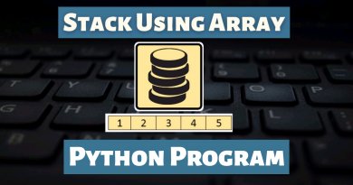 Create A Stack Using Array in python