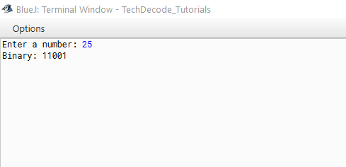 How to Convert Decimal to Binary in Java