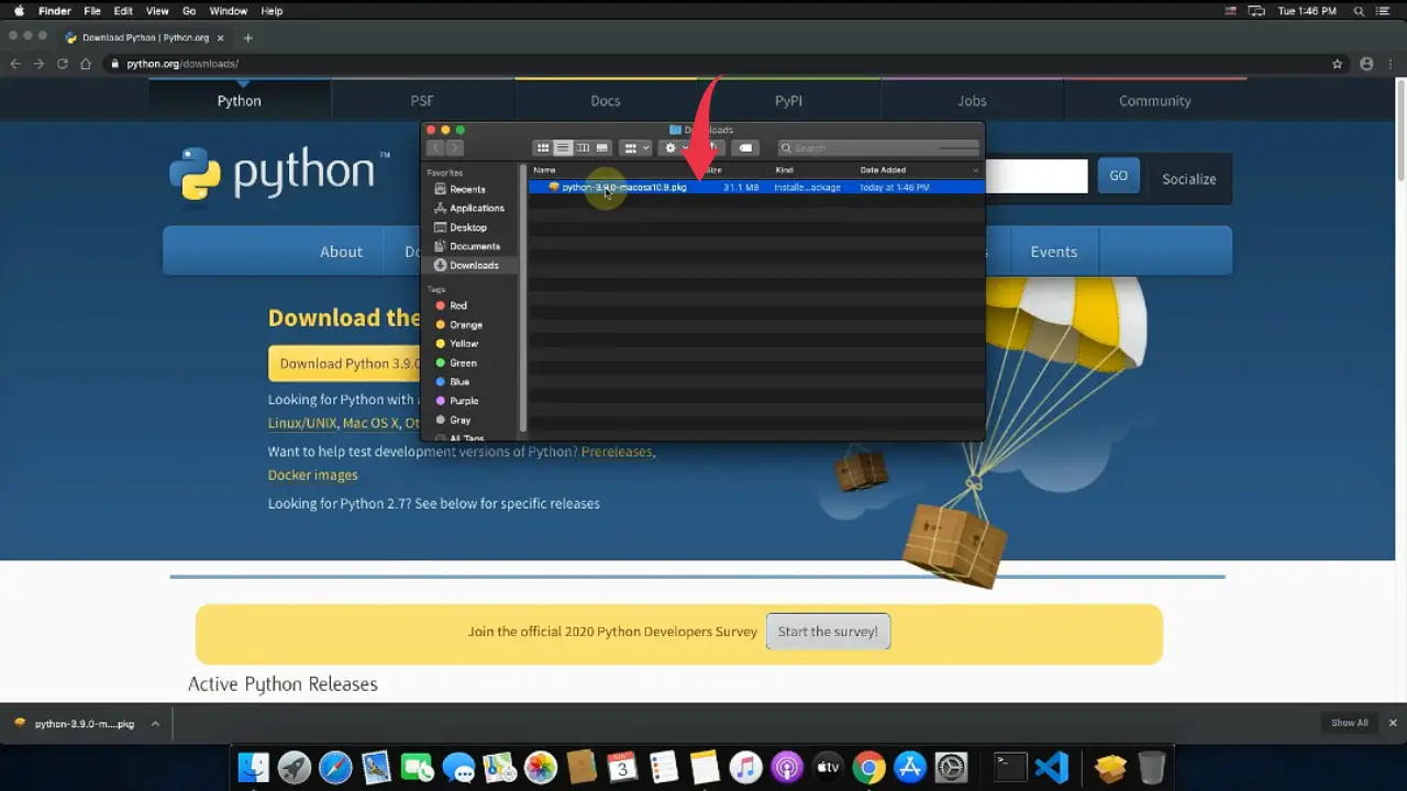 python tools for visual studio in mac