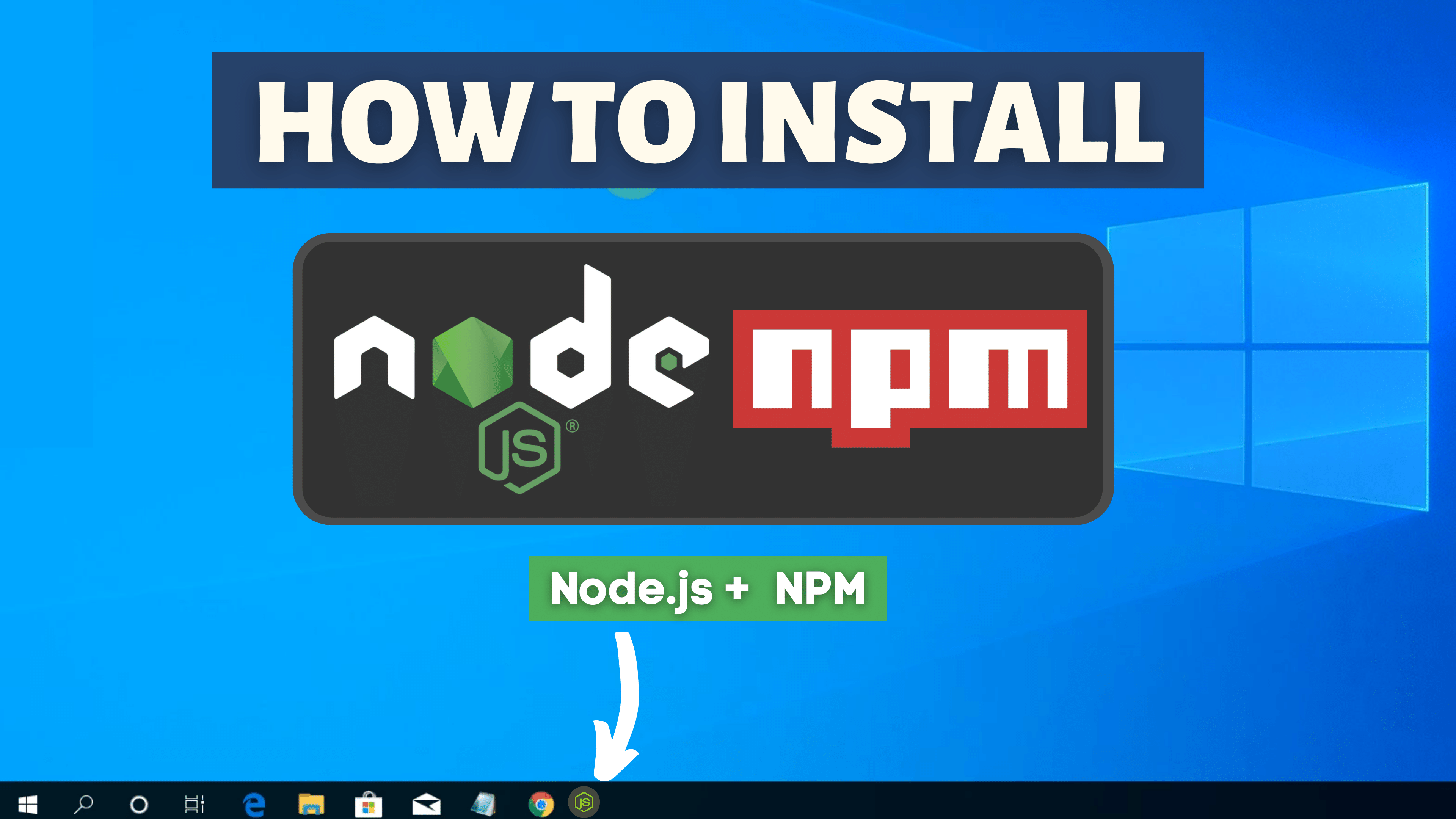 install node js through cmd