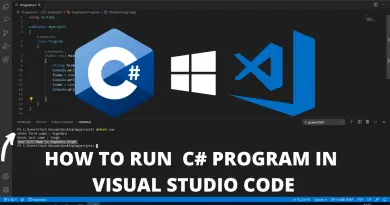 How To Run C# program in visual studio code
