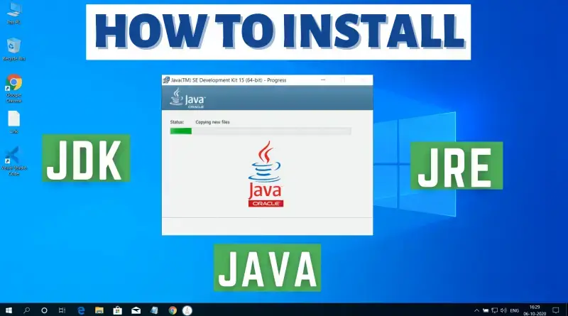 How to install Java JDK JRE