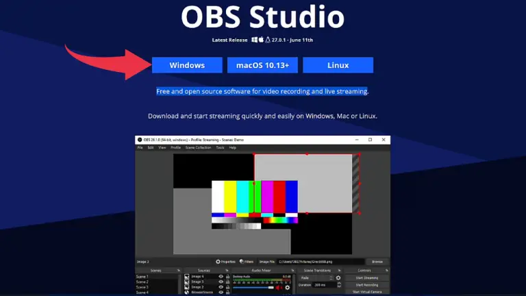 free instals OBS Studio 29.1.3