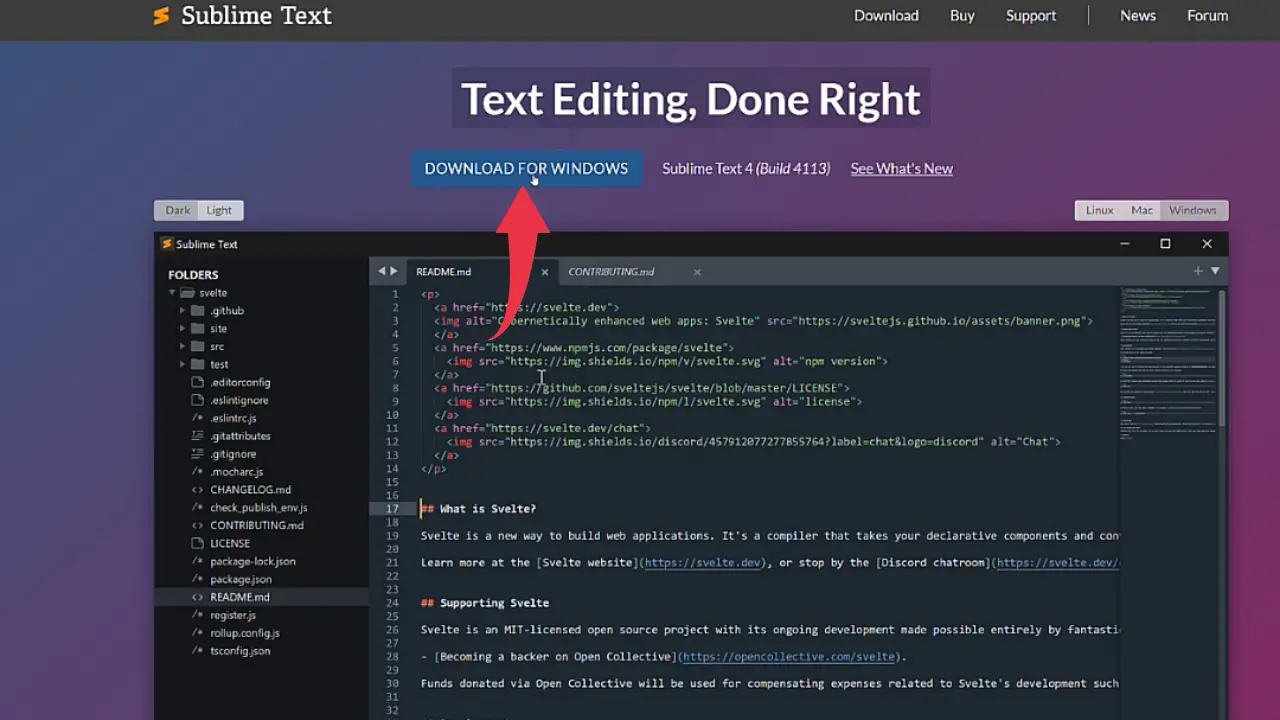 install text editor for mac