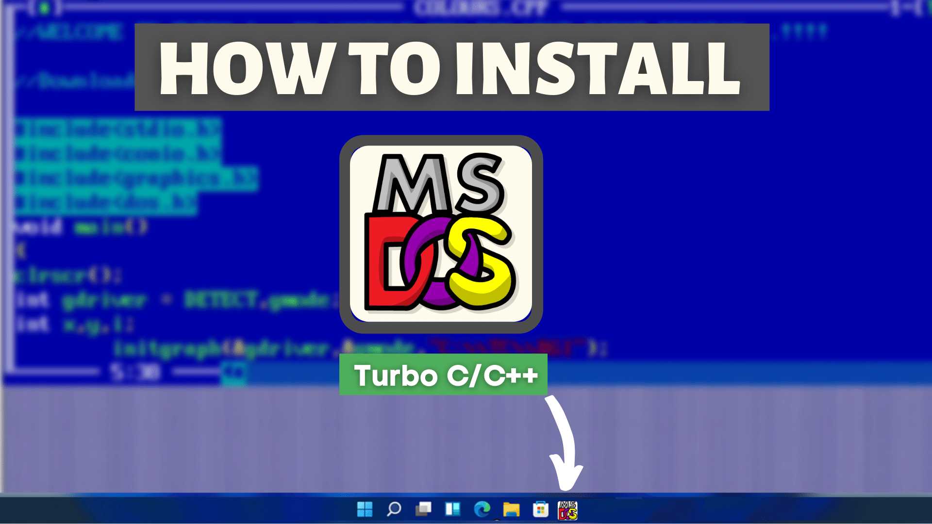 turbo c editor for windows 8