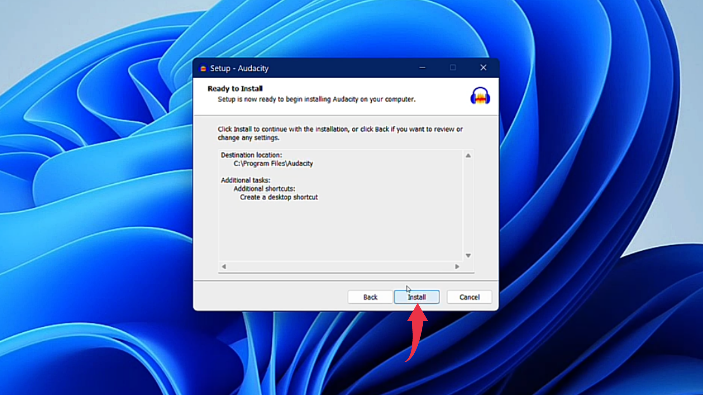 audacity windows installer