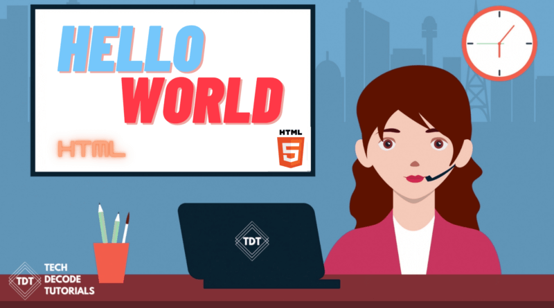 print hello world in html