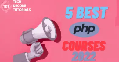 Top 5 PHP Courses Online 2022