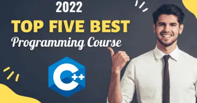 Top 5 Best C++ Programmnig Course 2022