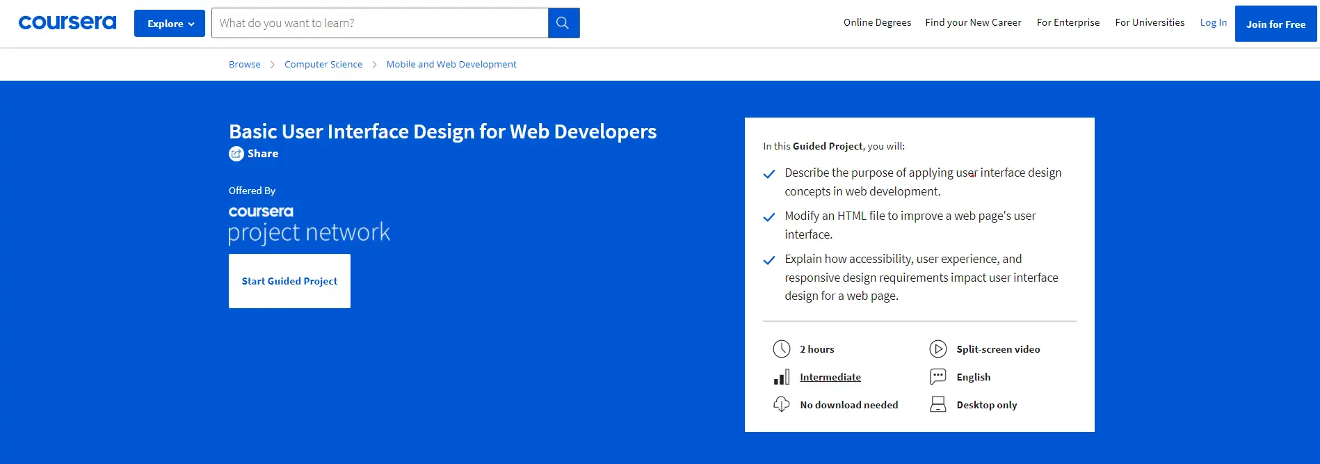 Best Coursera Web Development Courses