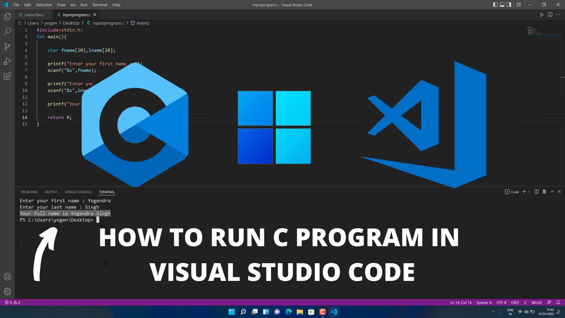 how to add c   in visual studio